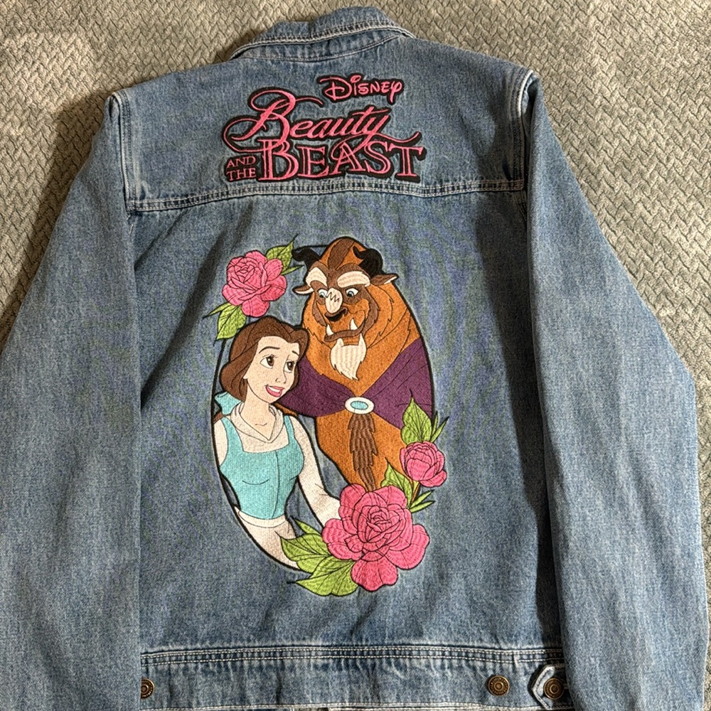 Cakeworthy Beauty and the Beast Jean Jacket